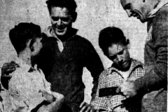 Charlie Gill and Brian Carlson 1953.