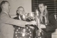 Charlie Gill receiving Trophies for Season 1953.