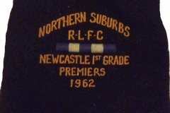Northern Suburbs 1962 1st Grade Premiers Pocket.