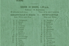 Presidents Cup Final - North vs West 1958