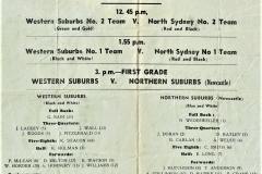 Western Suburbs Magpies vs Northern Suburbs 1950.