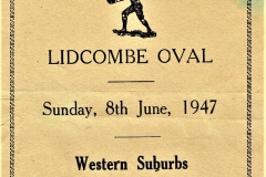 Western Suburbs (SYD) vs Northern Suburbs 1947